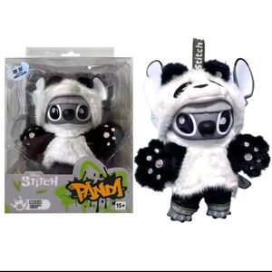 Disney Stitch 'Panda' Vinyl Plush Keychain (Limited Edition)‎ NIB